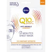 Nivea Q10 Plus C 10-Minute Anti-Wrinkle+Energy Sheet Mask