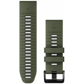 26mm QuickFit Silicone Strap Moss/ Graphite