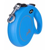 Flexi automatic leash New Classic tape - L 8 m blue up to 50kg
