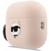 Silicone Chaupette Head 3D Apple AirPods Pro 3 Pink