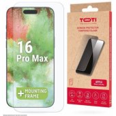 Tempered Glass 2D iPhone 16 Pro Max Transparent