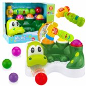 Arcade Game Ball Knocker Slide Hammer Interactive Crocodile