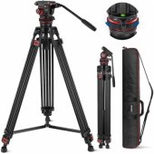 TP75 Adjustable Tripod with Oil-Damped Head
