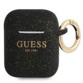 Silicone Glitter AirPods 1/ 2 cover black