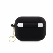 Silicone Charm Heart Collection AirPods Pro 2 cover Вlack