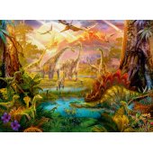 500 detalių dėlionė „Dinozaurų šalis“