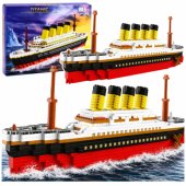 Set of Construction Blocks Titanic Ship Large Model 60 cm 3327 pcs.