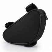 11BK Double Fix Waterproof Bicycle Front Frame Bag 1.5L