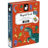 Janod magnetinis dėlionė Dinosaurs Magnetibook, Janod
