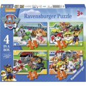 Ravensburger dėlionė 4 viename, 12/ 16/ 20/ 24 detalės – Šunyčiai patruliai