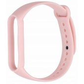 Xiaomi Mi Band 5/ 6/ 7 silikoninis dirželis, rožinis (06)