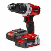 Einhell akumuliatorinis smūginis gręžtuvas TE-CD 18/ 2 Li-i +64, 18V (raudona/ juoda, 2x