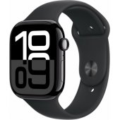 Watch Series 10 Cellular 46mm Jet Black/ Black Band - S/ M