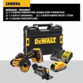 Dewalt DEWALT PRZECINARKA 18V 76mm 2x1,7Ah POWERSTACK DCS438E