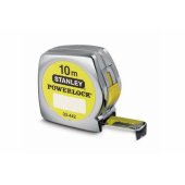 Stanley band size Powerlock, 10 meters (silver/ yellow, 25mm, plastic h