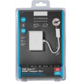 USB-C - HDMI 3in1 White (34293)