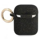 Silicone Glitter AirPods 1/ 2 cover black