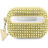 Rhinestone Triangle Charm Сover AirPods Pro Gold