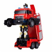 Gaisrininko robotas automobilis 2 viename, nuotoliniu būdu valdomas, RC, šviesos, garsai, vanduo