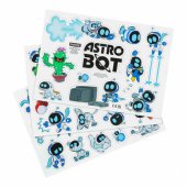 AstroBot Fridge Magnets (3 Sheets With 34 Magnets)