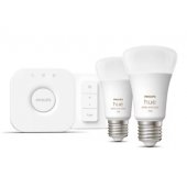 Hue Starter Kit spalvotas 9W A60 E27 2 vnt.