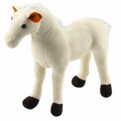 Plush Horse Plush Toy Mascot Cuddly Toy White 40cm x 37cm