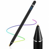 "Rechargeable Superfine Stylus Pen with High sensivity 1.4mm Black"