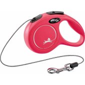 Flexi New Classic Automatic Cable Leash XS 3m Red