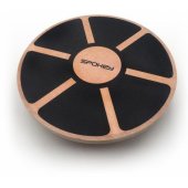BALANCE BOARD Medinė platforma Neslystantis paviršius 110 kg