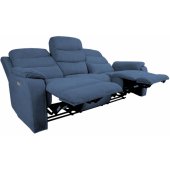 Sofa-recliner MIMI 3-seater electric Blue