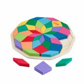 Fisher-Price Wooden Mandala Puzzle (40 pieces)