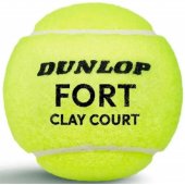 _7632366 Teniso kamuoliukai DUNLOP FORT CLAY COURT Premium 4 tūbelės ITF