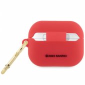 Silicone 3D Kitty Head Airpods Pro cover red