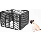 FOLDED PET CAGE 90 x 90 x 60cm Black