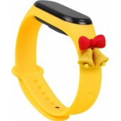 Dirželis Xmas Xiaomi Mi Band 5 / 6 Bells - geltonas