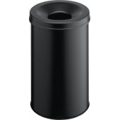 Durable trash garbage can 30L black (330601)