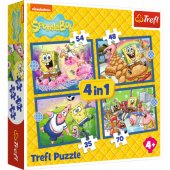 SpongeBob®s Underwater Life 4 viename dėlionė Trefl 34674
