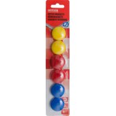 Office Products MAGNES OFFICE PRODUCTS 30MM 6 SZT. MIX KOLORÓW