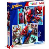 Clementoni Puzzle 2x60 Super color Spiderman