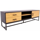 AMSTERDAM 160x40xH50cm Oak/ Black