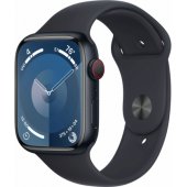 Watch Series 9 Cellular 45mm Midnight/ Midnight Sport Band - M/ L