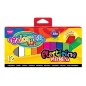 PLASTICINE 12 COLORS 57417PTR