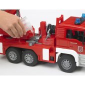 MAN TGA fire department with aerial ladder