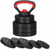 Regulējams svaru kettlebell Springos FA1673, 10 kg, 5 disku k