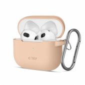 Silicone Hook AirPods 3 cover latte