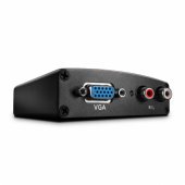 Adapter AV HDMI - D-Sub (VGA) + Jack 3.5mm black