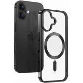 Clear Jelly MagStick metalinis dėklas iPhone 17 Air, juodas