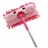Children®s Mop With Telescopic Handle Animal Pink