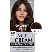 Joanna Multi Cream Metallic Color 5D Effect 40.5 chłodny brąz