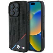 M Perforated Tricolor Line MagSafe dėklas iPhone 16 Pro, juodas
